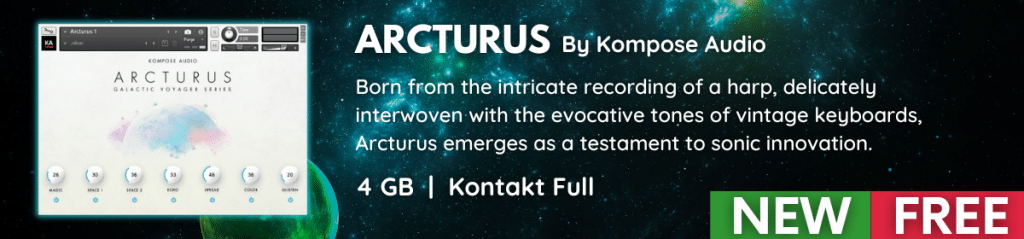 FREE Arcturus by Kompose Audio - homepage banner