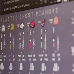 plastic ghost piano