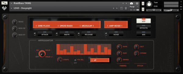 RootBass TANG arp GUI