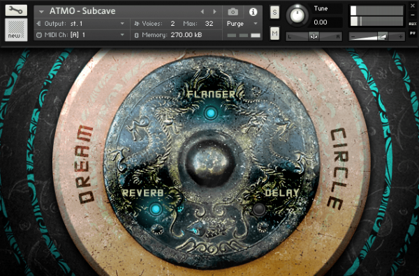 Dream Circle by Dream Audio Tools main GUI