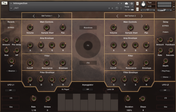 Introspection by Triple Spiral Audio main GUI