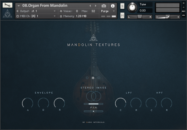 Mandolin Textures by Dark Intervals advanced gui