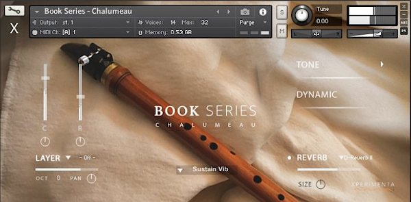Book Series Chalumeau by Xperimenta Project main GUI