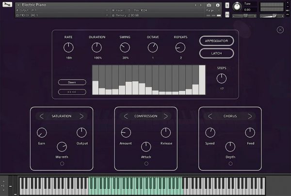 Cattaneo Electric Piano by Have Audio GUI