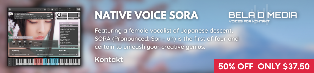 50% off Native Voice Sora by Bela D Media weekly featured Deal