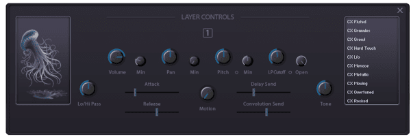 Blent 1 Low Enders by Audiofier layer GUI
