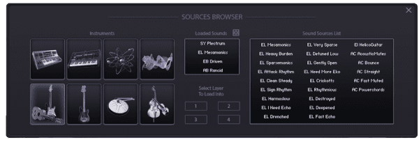 Blent 7 Score Motions by Audiofier browser gui