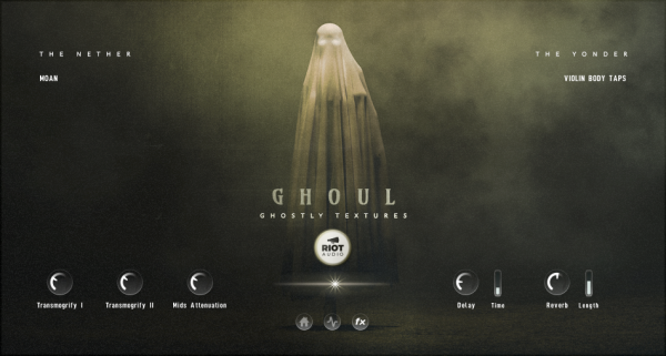 Ghoul Ghostly Textures by Riot Audio effects gui