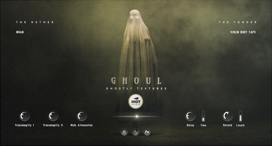 Ghoul Ghostly Textures by Riot Audio effects gui