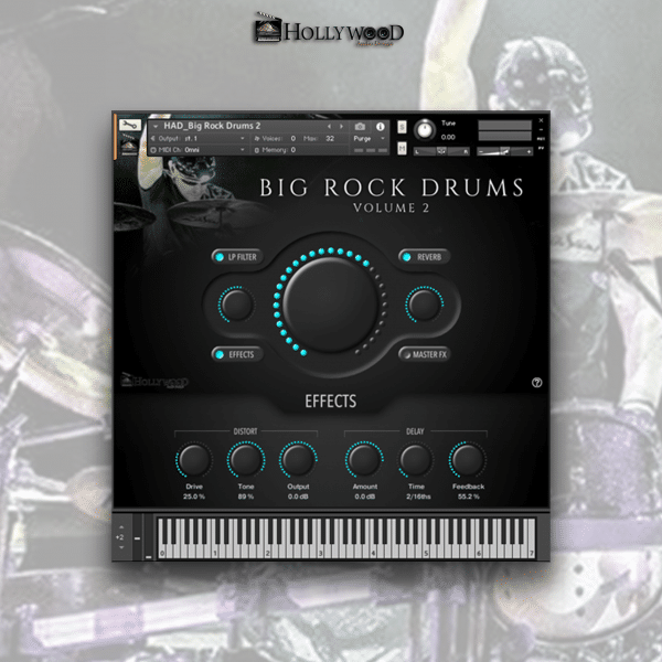 Big Rock Drums 2 by Hollywood Audio Design