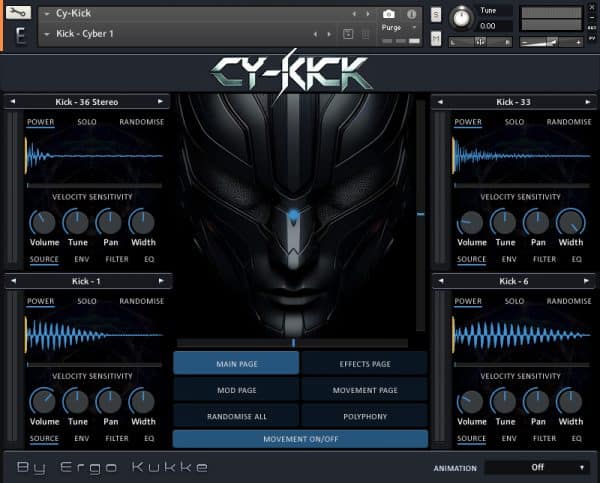 Cy-Kick main GUI