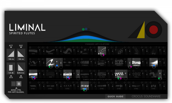 Liminal Spirited Flutes main GUI