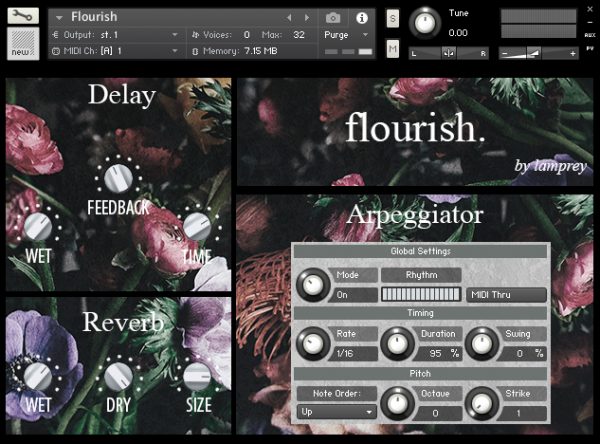 Bloom flourish GUI