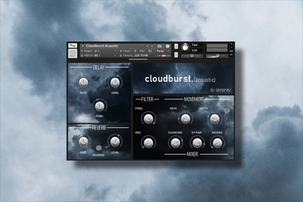 Cloudburst Acoustic banner