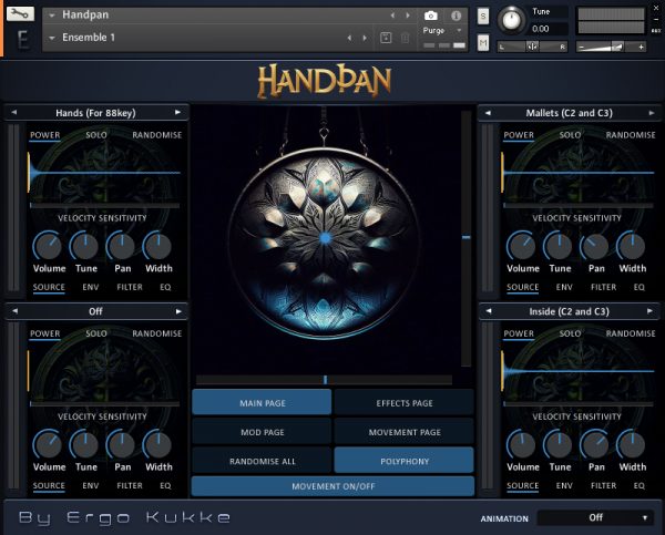 Handpan main GUI