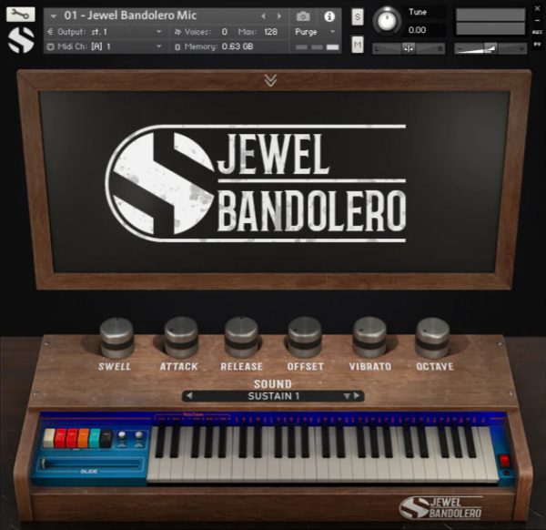 Jewel Bandolero main GUI