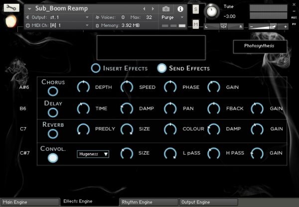 Fusion FX-Nexus effects GUI