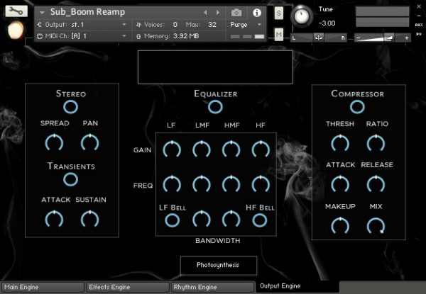 Fusion FX-Nexus output GUI