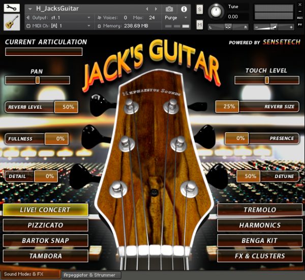 Jacks Concert Guitar by Hephaestus Sounds