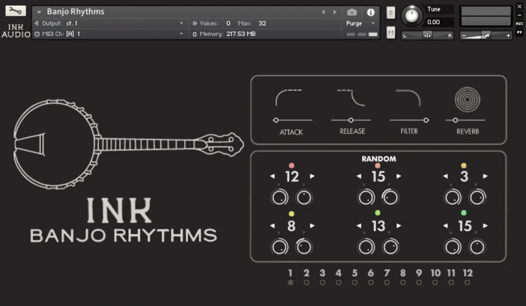 Banjo Rhythms GUI