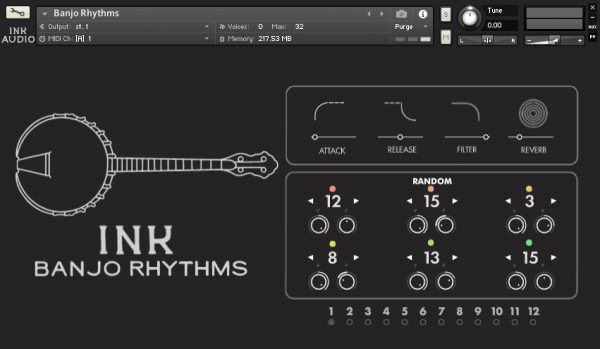 Banjo Rhythms GUI