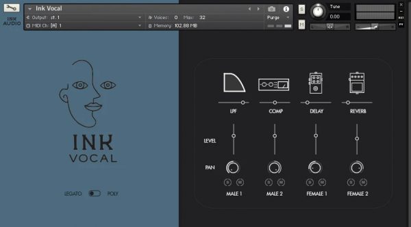 Ink Vocal GUI