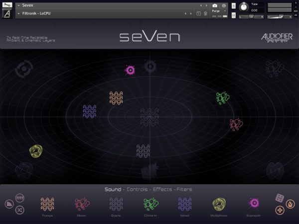 Seven main GUI