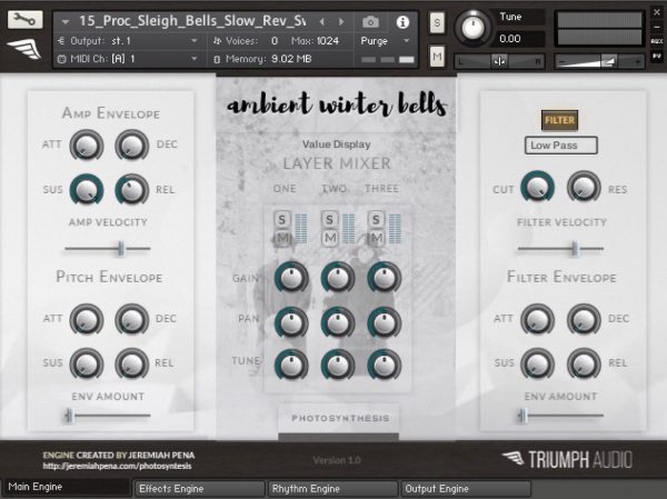 Ambient Winter Bells GUI 1