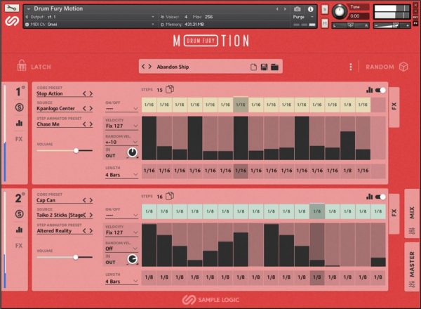 Drum Fury Motion by Sample Logic