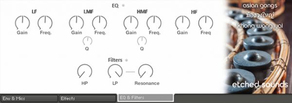 Khong Wong Yai EQ Filters GUI