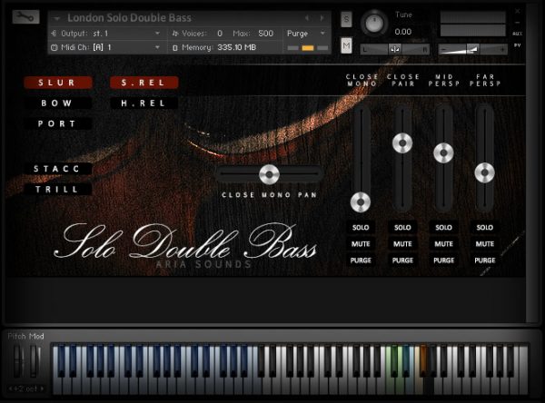 LSS Double Bass GUI