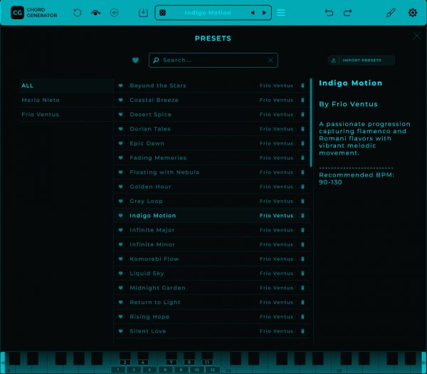 Chord Generator Library GUI