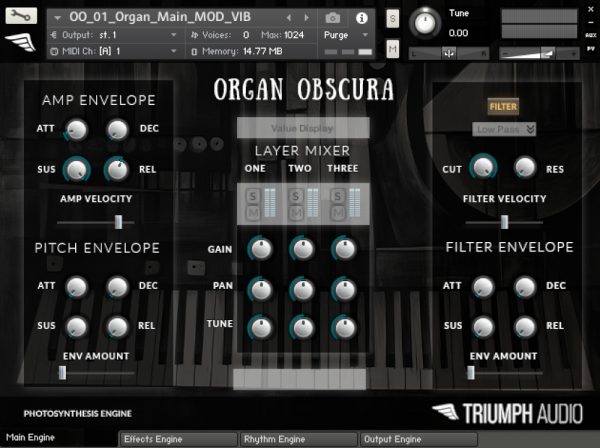 Organ Obscura GUI 1