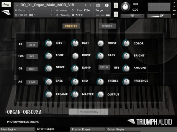 Organ Obscura GUI 2