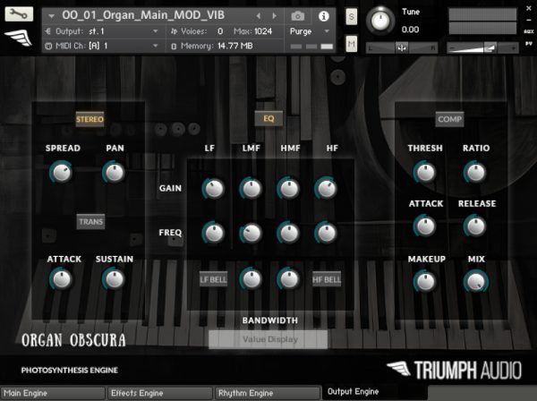 Organ Obscura GUI 4