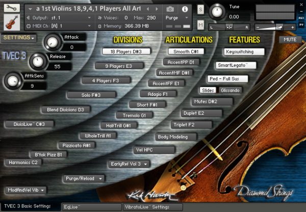 Diamond Symphony Orchestra GUI 1