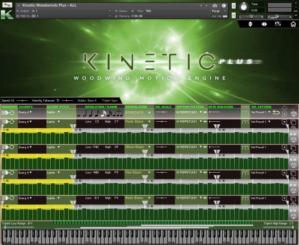 Kinetic Woodwinds Plus by Kirk Hunter Studios