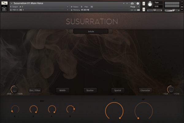 Susurration GUI