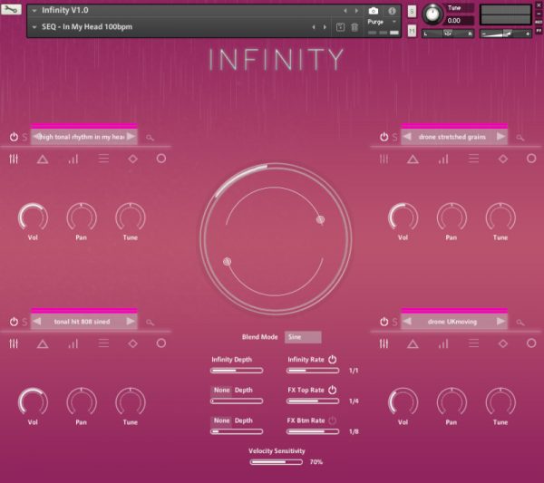 Infinity Vol 1 GUI