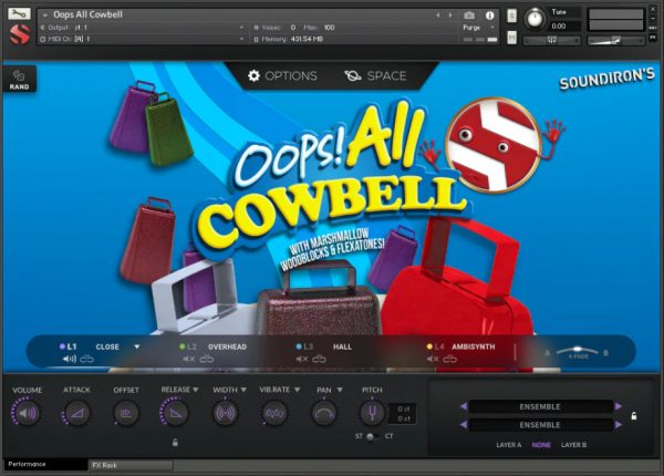 Oops! All Cowbell GUI
