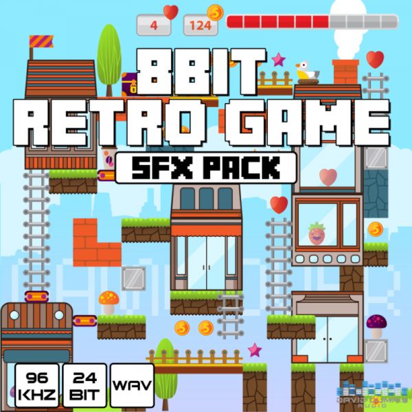 8-Bit Retro Game SFX Pack by David Dumais Audio