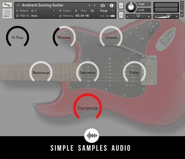 Ambient Scoring Guitar GUI