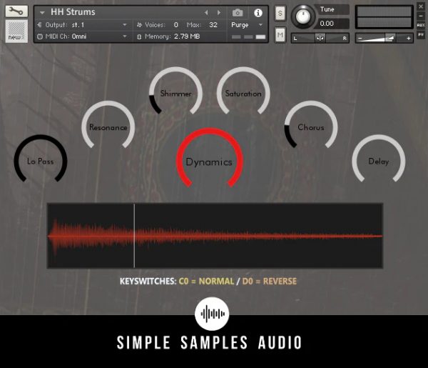 Horror Harp GUI