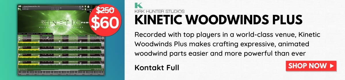 Kinetic Woodwinds Plus Weekly Featured Deal small banner