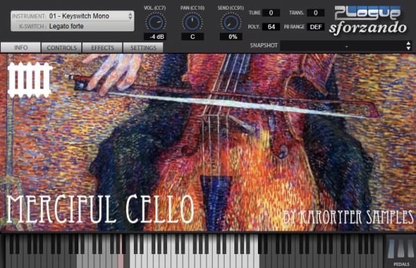 Merciful Cello GUI