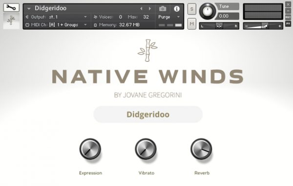 Native Winds Didgeridoo by GSamples