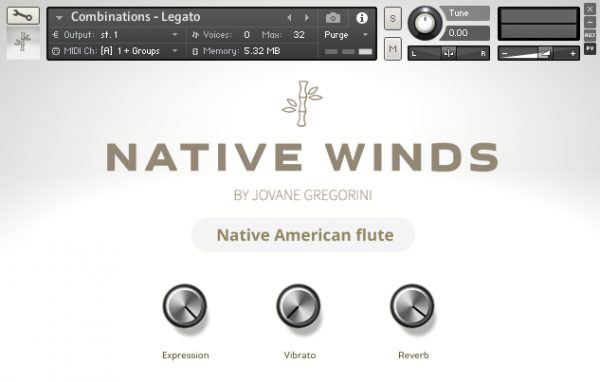 Native Winds Native American Flute by GSamples