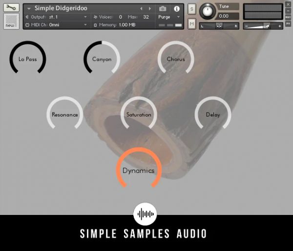Simple Didgeridoo GUI