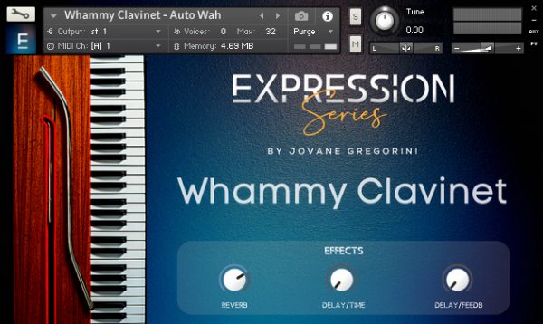 Whammy Clavinet GUI