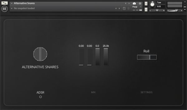 Alternative Snares GUI 2